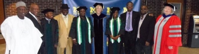Commencement 2013 - First Cohort of UMFlint-Nigerian tDPT Students Graduate