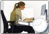 How to sit and stand up safely while working at your desk